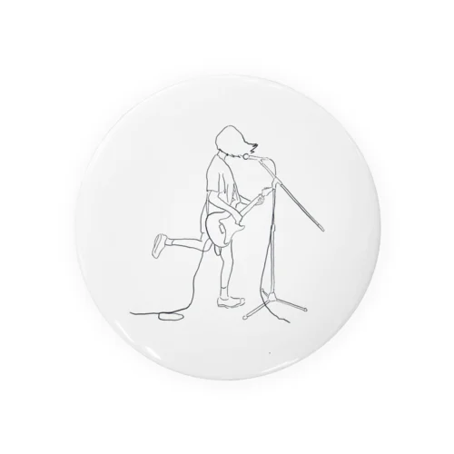 BAND KICK Tin Badge