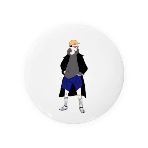 お洒落男子マツイくん Tin Badge