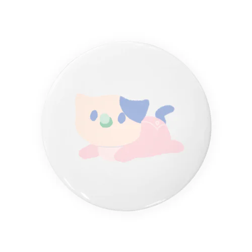 ベビーゆるねこくん緑 Tin Badge