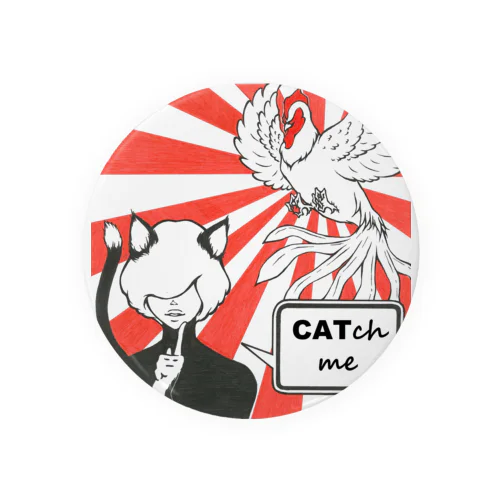 CATch me  缶バッジ