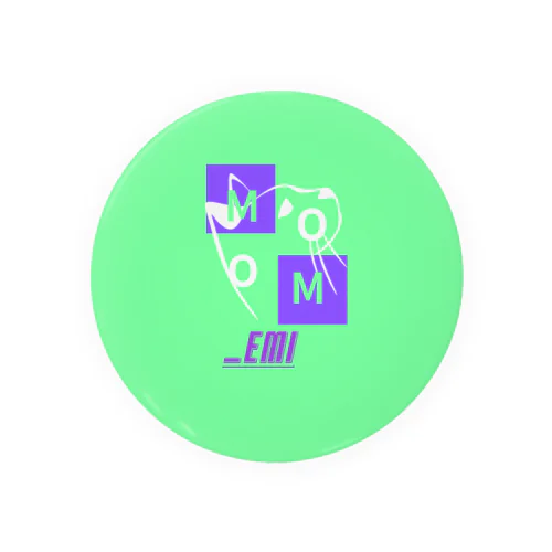 momo_emi ロゴグッズ Tin Badge