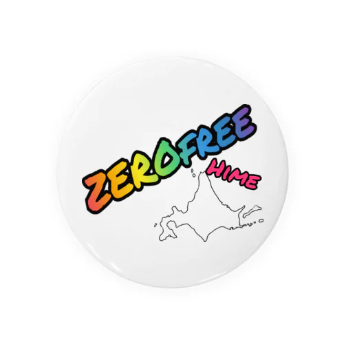 チームZEROfree Hime Tin Badge