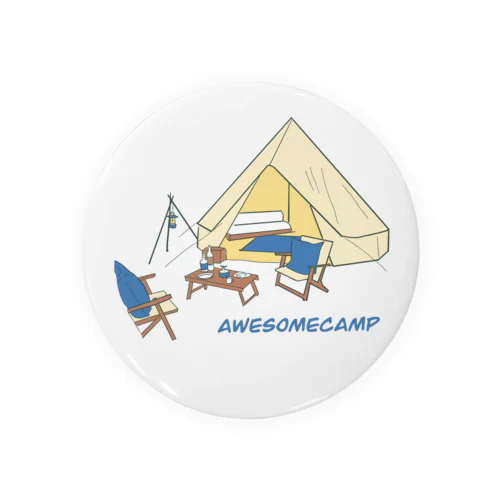 AWESOME  CAMP（母作） Tin Badge