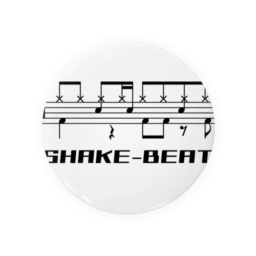 ドラムのSHAKE-BEAT Tin Badge