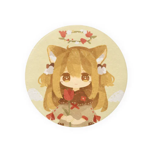 チューリップの女の子 Tin Badge