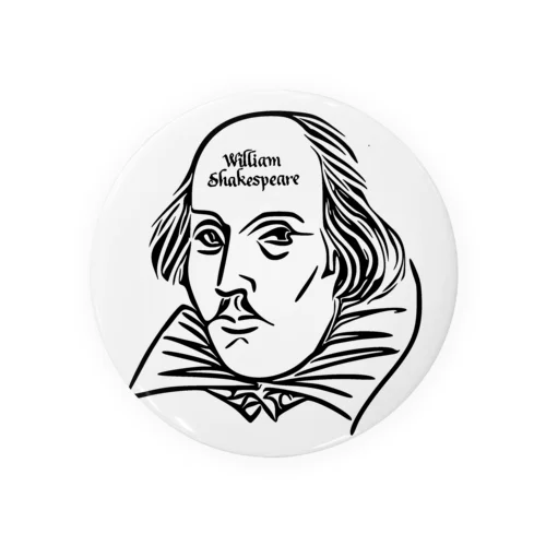 W.Shakespeare Tin Badge