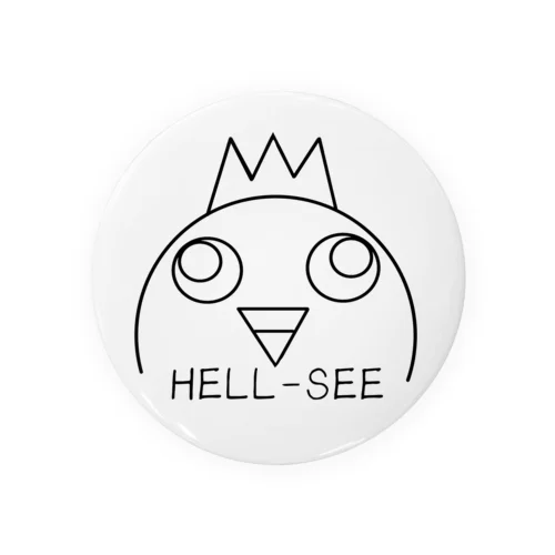 HELL-SEEなロゴ Tin Badge