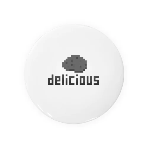 ドット絵 石は美味しい Tin Badge