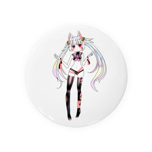 稲荷狐 2021春 ver.ほっりみ Tin Badge