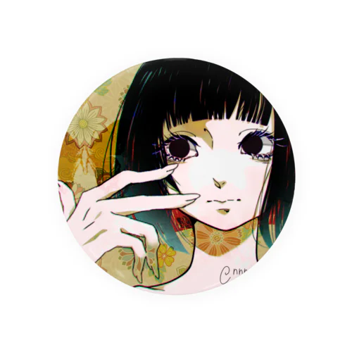 精神異常の女の子 Tin Badge