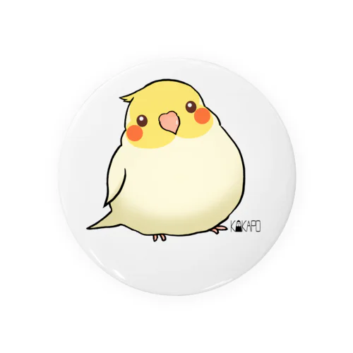 *KAKAPO*のふんわりオカメインコちゃん(るちの) Tin Badge