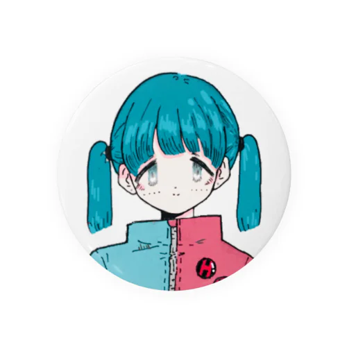 みねそたちゃん Tin Badge