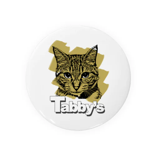 Tabby's ロゴ有り Tin Badge