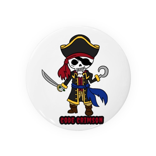 海賊キャプテン Tin Badge