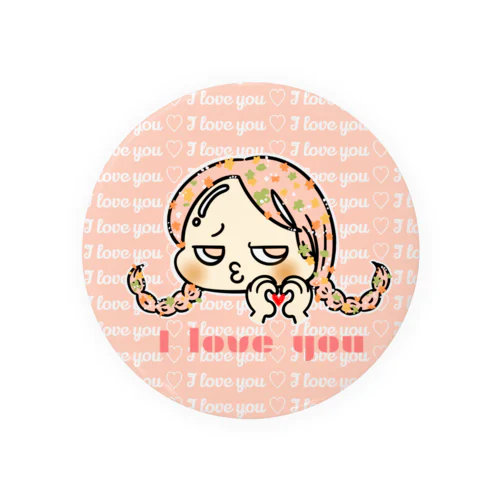 "I love you"ちーちゃん❤︎ Tin Badge