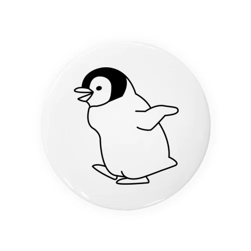 走るペンギンの赤ちゃん Tin Badge