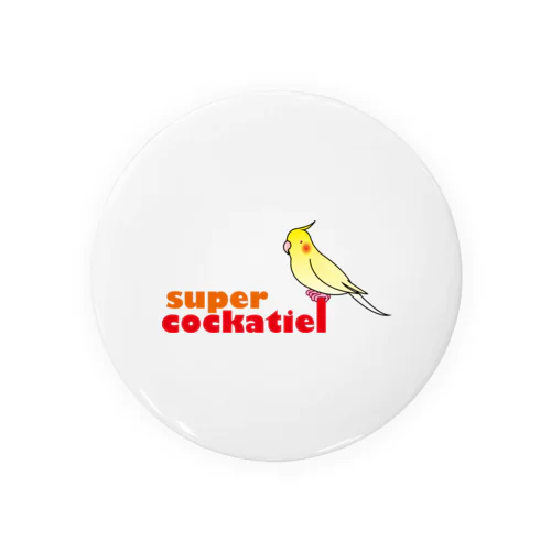 オカメインコ　#cockatiel Tin Badge