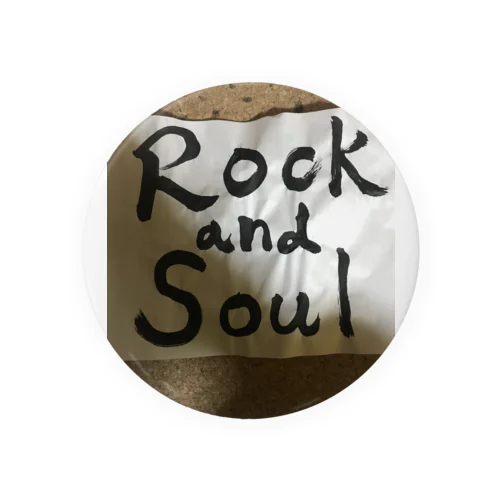 Rock and Soul Tin Badge
