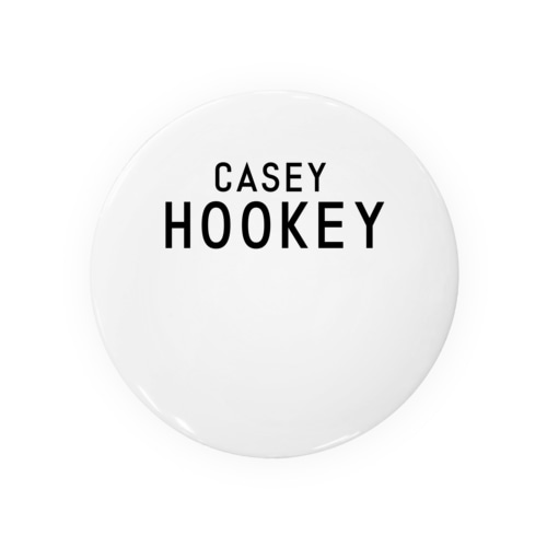 CASEY HOOKEY Tin Badge
