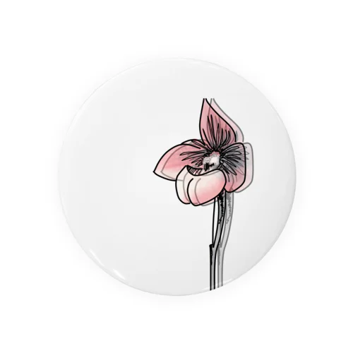 Flower Tin Badge