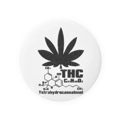 THC 缶バッジ