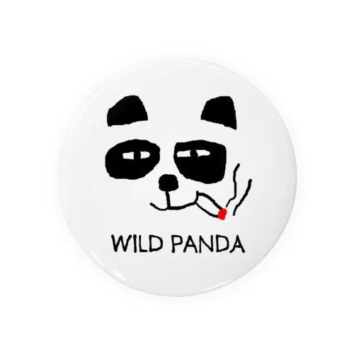 WILD PANDA Tin Badge