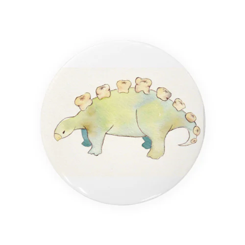 teeth saurus Tin Badge