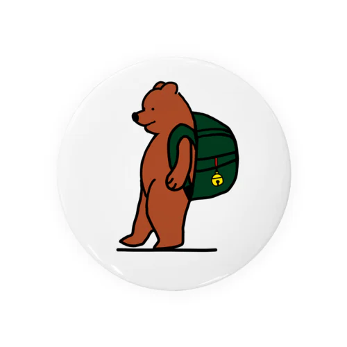 camp bear Tin Badge