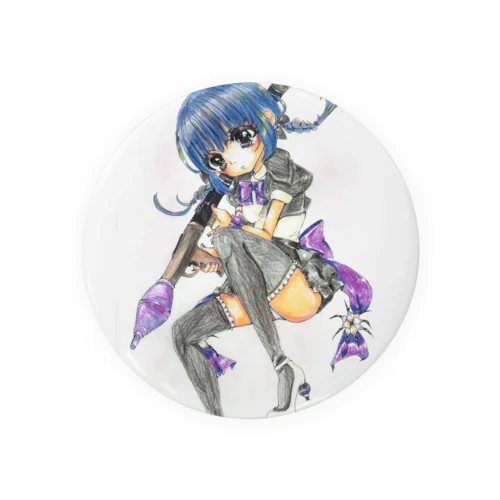 girl14 Tin Badge