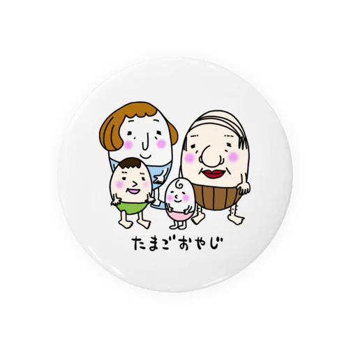 たまごおやじ Tin Badge