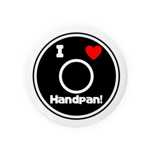 I ❤️ handPan  Tin Badge