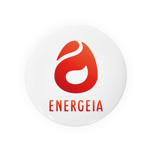 ENERGEIA公式（赤・上下） Tin Badge