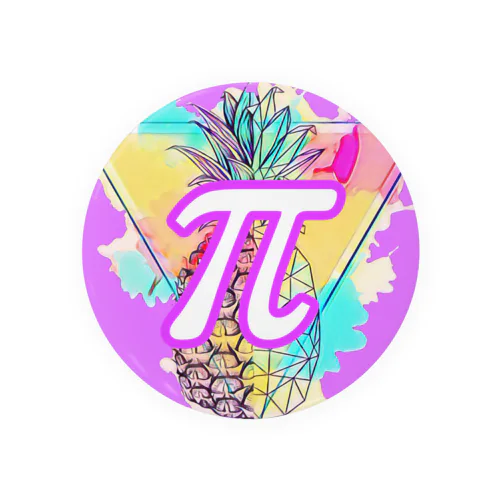 π Tin Badge