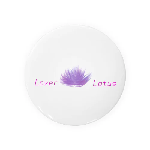 Lover Lotus Tin Badge