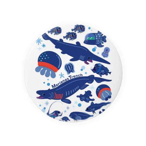 マリアナ海溝の深海生物たち Tin Badge