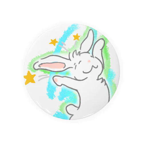 のびのびうさぎ#1 Tin Badge