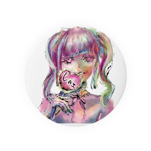 しゅきしゅきはーと♥ Tin Badge