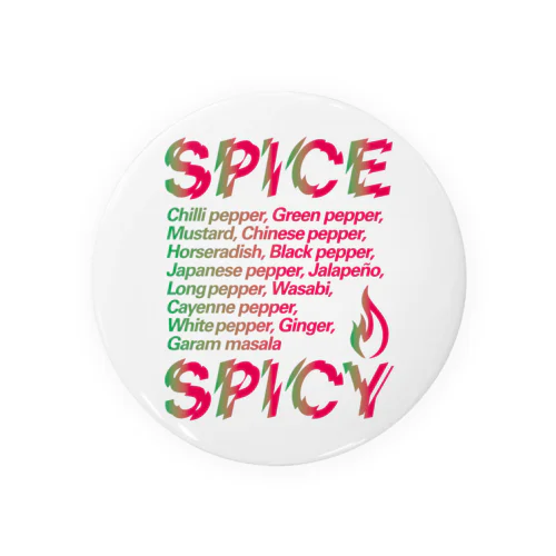 SPICE SPICY（Chili） Tin Badge