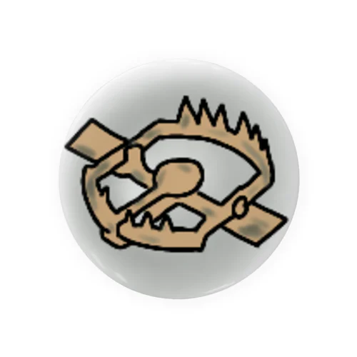 人に使ってはいけません Tin Badge