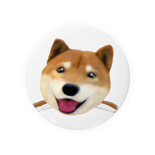 柴犬のちび② Tin Badge