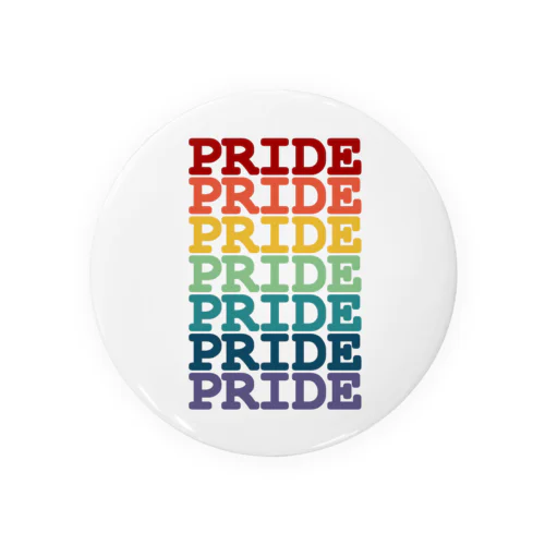 Rainbow Pride Tin Badge