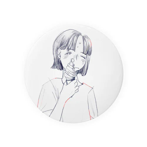 Girl Tin Badge