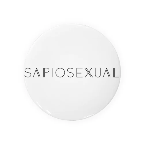 SAPIOSEXUAL　- black ver. - 缶バッジ