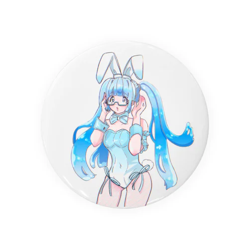 眼鏡っ娘なバニーガールちゃん Tin Badge