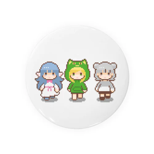 てくてく Tin Badge
