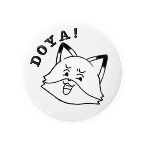 DOYA!しーの（黒） Tin Badge