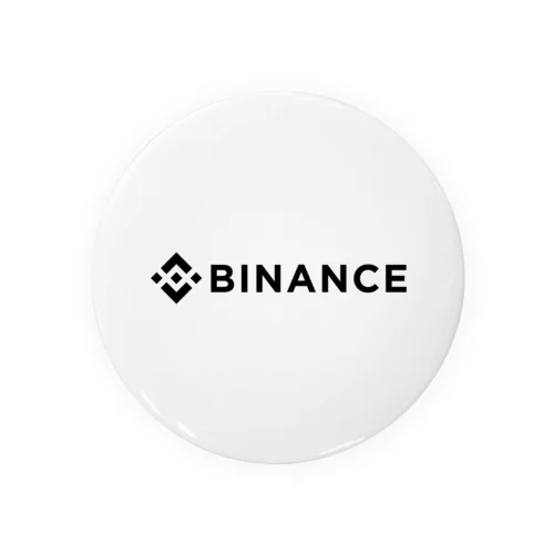 BINANCE-バイナンス- 黒ロゴ 缶バッジ