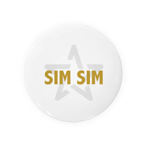 SIM SIMくん 캔뱃지