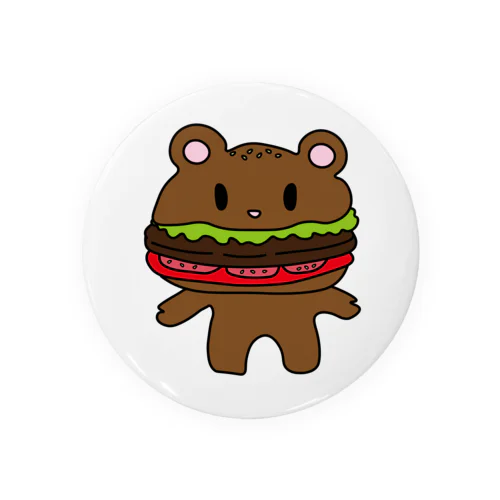 ハンバーガーベア Tin Badge