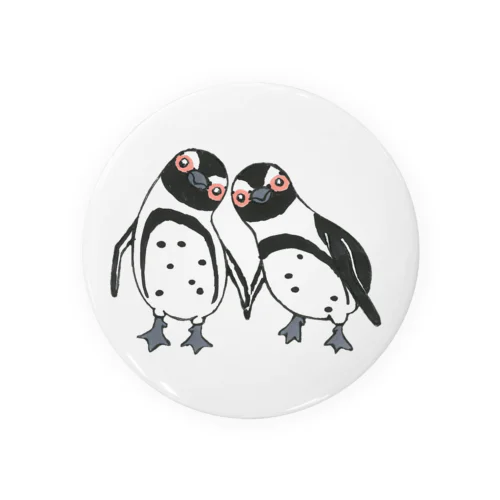 仲良しのケープペンギンさんたち🐧🐧① Tin Badge